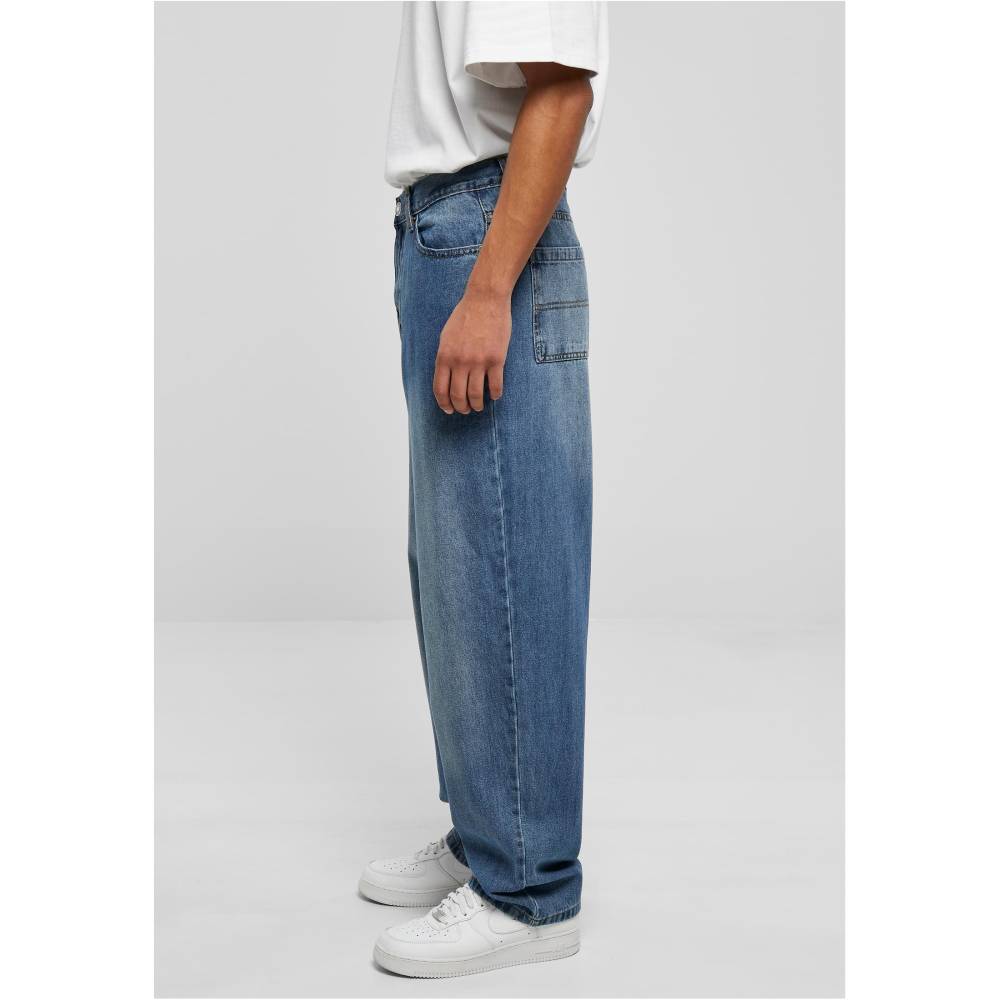 Urban Classics - 90[uc=x2018]s Jeans Pantalon large - Bleu